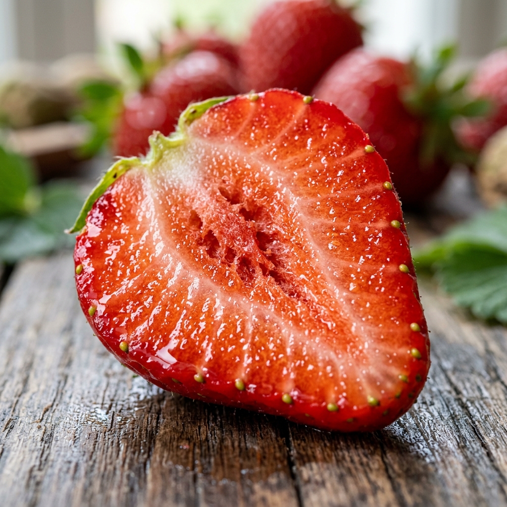 Fresh Strawberry Macro